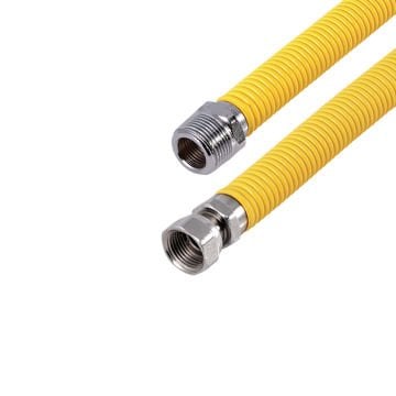 KAS Doğalgaz Makaronlu Flex 3/4 İnç - 1/2 İnç 90 Cm