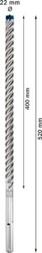 Bosch Kırıcı Delici Uç SDS-Max-8X Expert 22x520 mm (1 Adet) - 2608900234