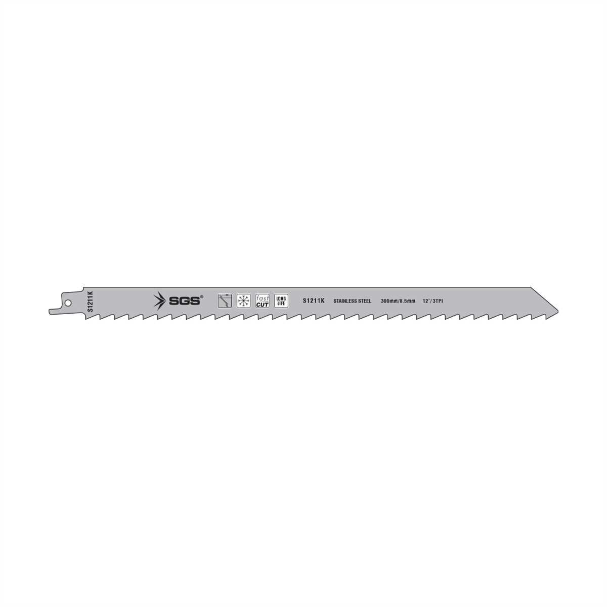 SGS 2720 Tilki Kuyruğu Paslanmaz 305X8,5 Mm S1211K
