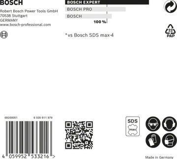 Bosch Kırıcı Delici Uç SDS-Max-8X Expert 28x320 mm (1 Adet) - 2608900247