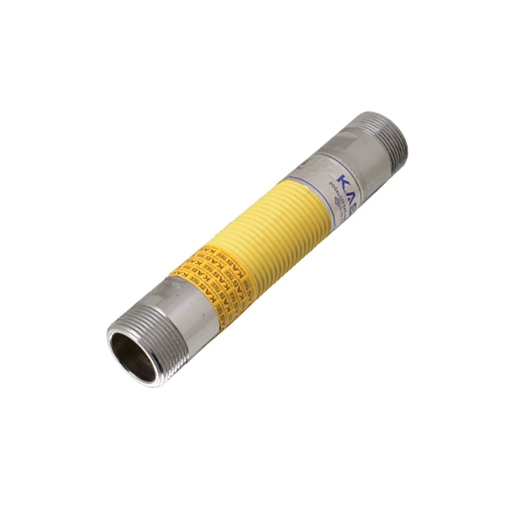 KAS Brülör Bağlantı Flexi Paslanmaz Makaronlu 21 Cm 1 1/2 İnç