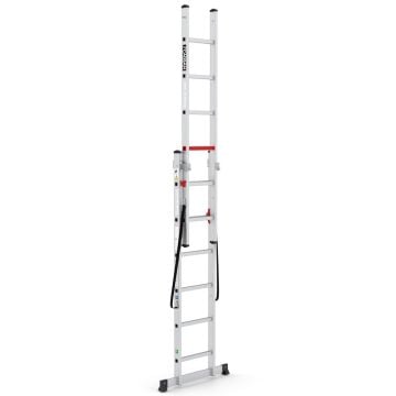 Çağsan Duomax İki Parçalı Çok Amaçlı Alüminyum Merdiven 2x6 Basamaklı - TSA55