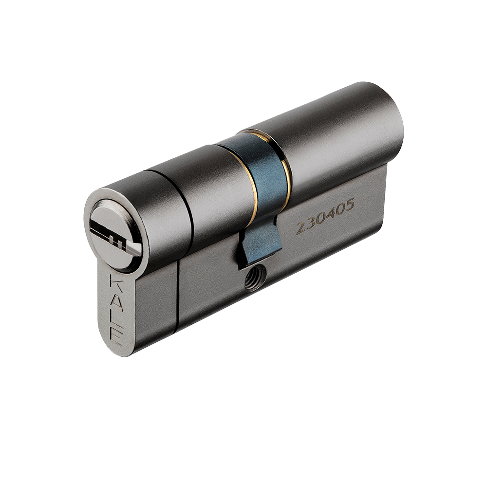 Kale Kilit Bilyalı Tuzaklı - Pls.Yeşil Kafalı 5 Anahtarlı-Blisterlı-Antrasit