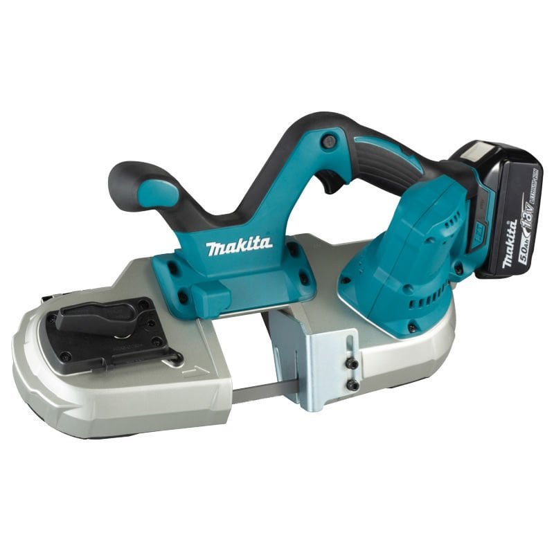 Makita Akülü Şerit Testere Makinesi DPB182RTE (2 x 5,0 Ah Akü)