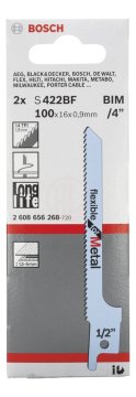 Bosch Panter Testere Bıçağı Flexible For Metal S 422 BF 100 mm (2 Adet) - 2608656268