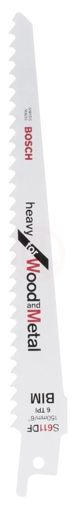 Bosch Panter Testere Bıçağı Heavy For Wood And Metal S 611 DF 150 mm (2 Adet) - 2608656271