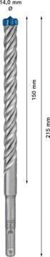 Bosch Kırıcı Delici Uç SDS-Plus-7X Expert 14x215 mm (1 Adet) - 2608900120