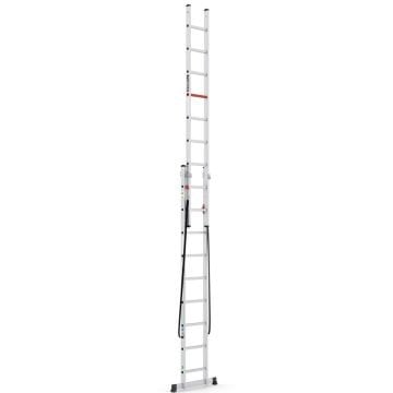 Çağsan Duomax İki Parçalı Çok Amaçlı Alüminyum Merdiven 2x9 Basamaklı - TSA85