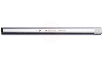 Ceta Form 3/8 İnç 12 Köşe Buji Lokması (Mıknatıslı-Ekstra Uzun) 14 Mm