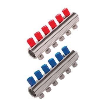 KAS Kollektör Vanalı 1 1/4 İnç (5 Delikli)