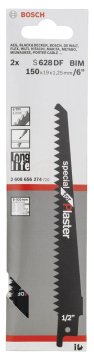 Bosch Panter Testere Bıçağı Special For Plaster S 628 DF 150 mm (2 Adet) - 2608656274