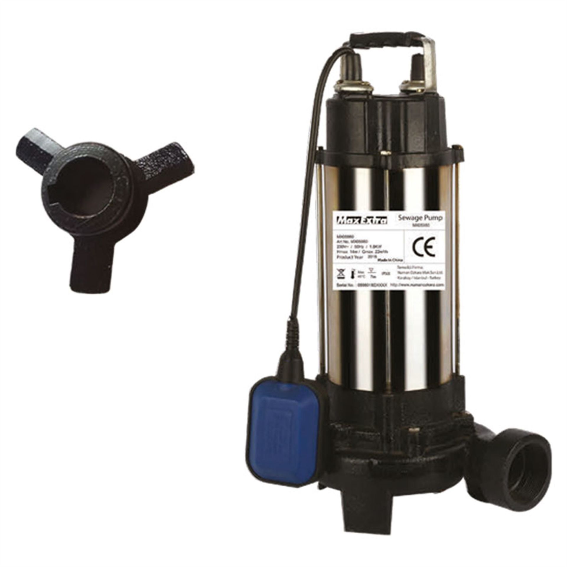 Max Extra 1800 Watt Kirli Su Dalgıç Pompa - MX05980