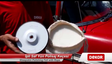Dekor Rulo 1054 Saf Yün Polisaj Keçesi (İpli) 20 Cm