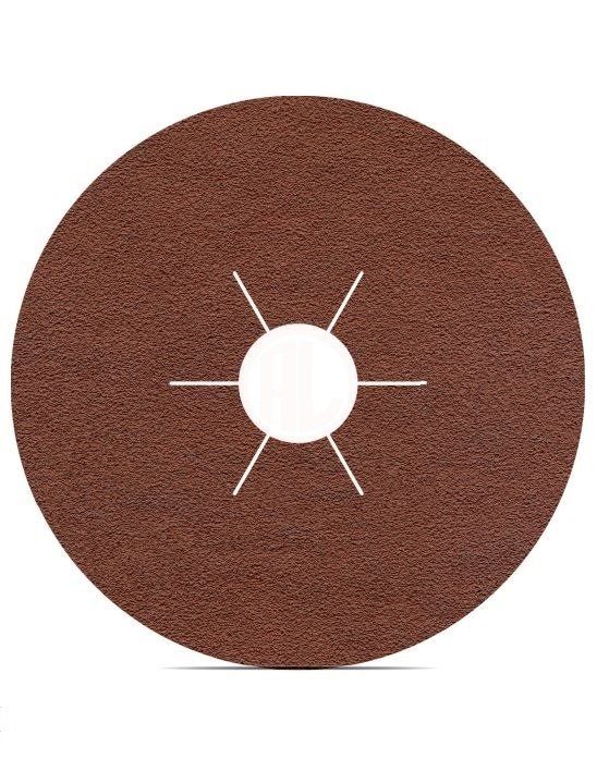 Karbosan Alüminyum Oksit Fiber Disk Nk Çentikli 115 Mm 60 Kum