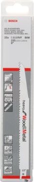 Bosch Panter Testere Bıçağı Heavy For Wood And Metal S 1110 VF 225 mm (25 Adet) - 2608657611