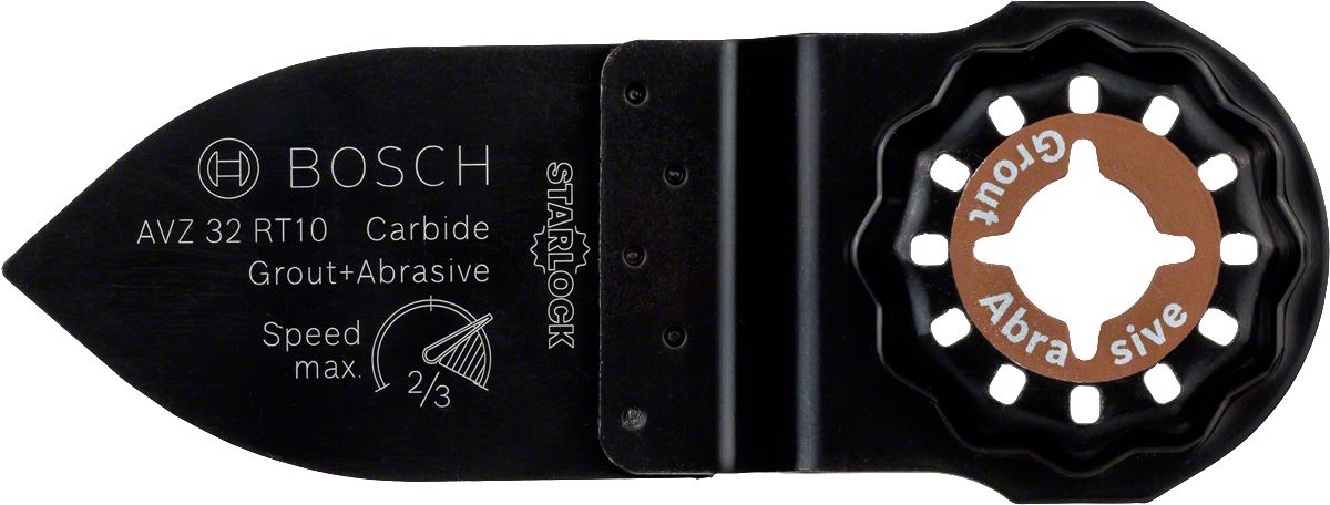 Bosch Starlock Testere Ucu GroutAbraSive AVZ 32 RT10 32 mm (1 Adet) - 2608662610