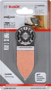 Bosch Starlock Testere Ucu GroutAbraSive AVZ 32 RT10 32 mm (1 Adet) - 2608662610
