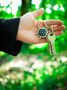 Işık Camping Anahtarlıklı Pusula