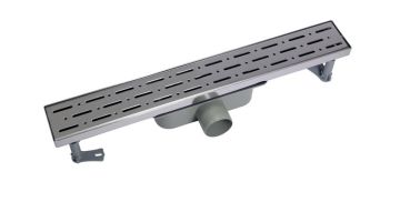 Visam Duş Süzgeci Delikli Paslanmaz Çelik Izgaralı Ø50 mm 50 Cm