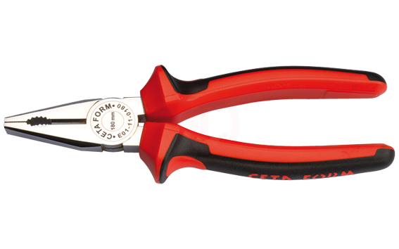 Ceta Form 180 Mm Kombine Pense (Parlak Krom/Duotech Sap)