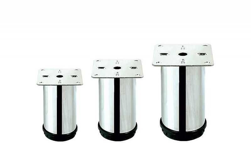 Keskin Plastik Bingolu Ayak Ø 42 Plastik Gri Bingolu Ayaklar Krom 6 Cm