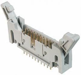 Assmann Pcb Başlığı, Mandalsız, Gri, 180°, Sel. Altın, 50 Pin, Aralık 2,54 X 2,54 Mm