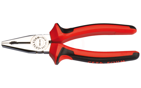 Ceta Form 200 Mm Kombine Pense (Parlak Krom/Duotech Sap)