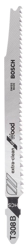 Bosch Dekupaj Testere Bıçağı ExtraClean For Wood T308 B 117 mm (3 Adet) - 2608663750