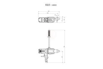 Metabo Manyetik Matkap B 32/3