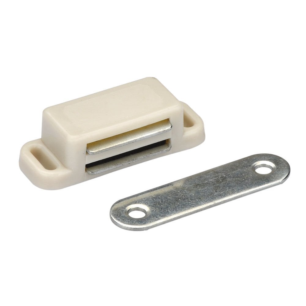 Kimex Mıknatıslı Çıt Çıt Plastik (Küçük) Beyaz (4,5 cm)