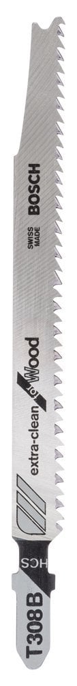 Bosch Dekupaj Testere Bıçağı ExtraClean For Wood T308 B 117 mm (25 Adet) - 2608663752