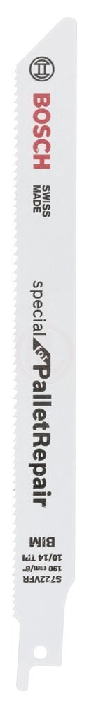 Bosch Panter Testere Bıçağı Special For PalletRepair S 722 VFR 190 mm (100 Adet) - 2608658028