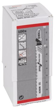Bosch Dekupaj Testere Bıçağı ExtraClean For Wood T308 B 117 mm (100 Adet) - 2608663753