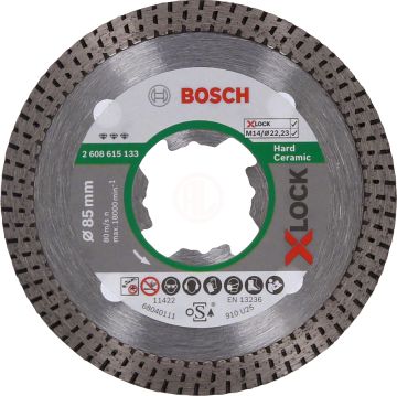 Bosch X-Lock Elmas Kesme Diski Best For Hard Ceramic 85x22,23 mm - 2608615133