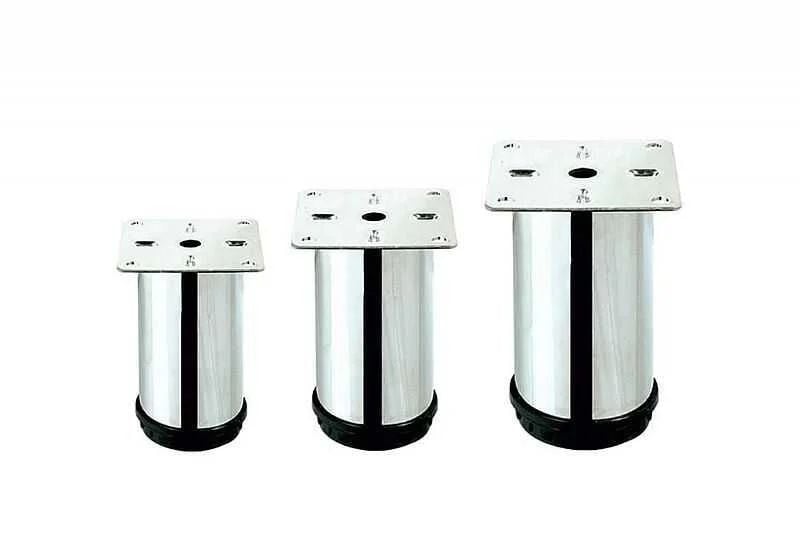 Keskin Plastik Bingolu Ayak Ø 42 Plastik Gri Bingolu Ayaklar Krom 20 Cm