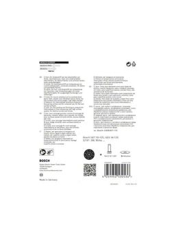 Bosch Sistem Aksesuarı / Expert Zımpara Tabanı ÇD-Y 125 mm (GET55-125) - 2608900003