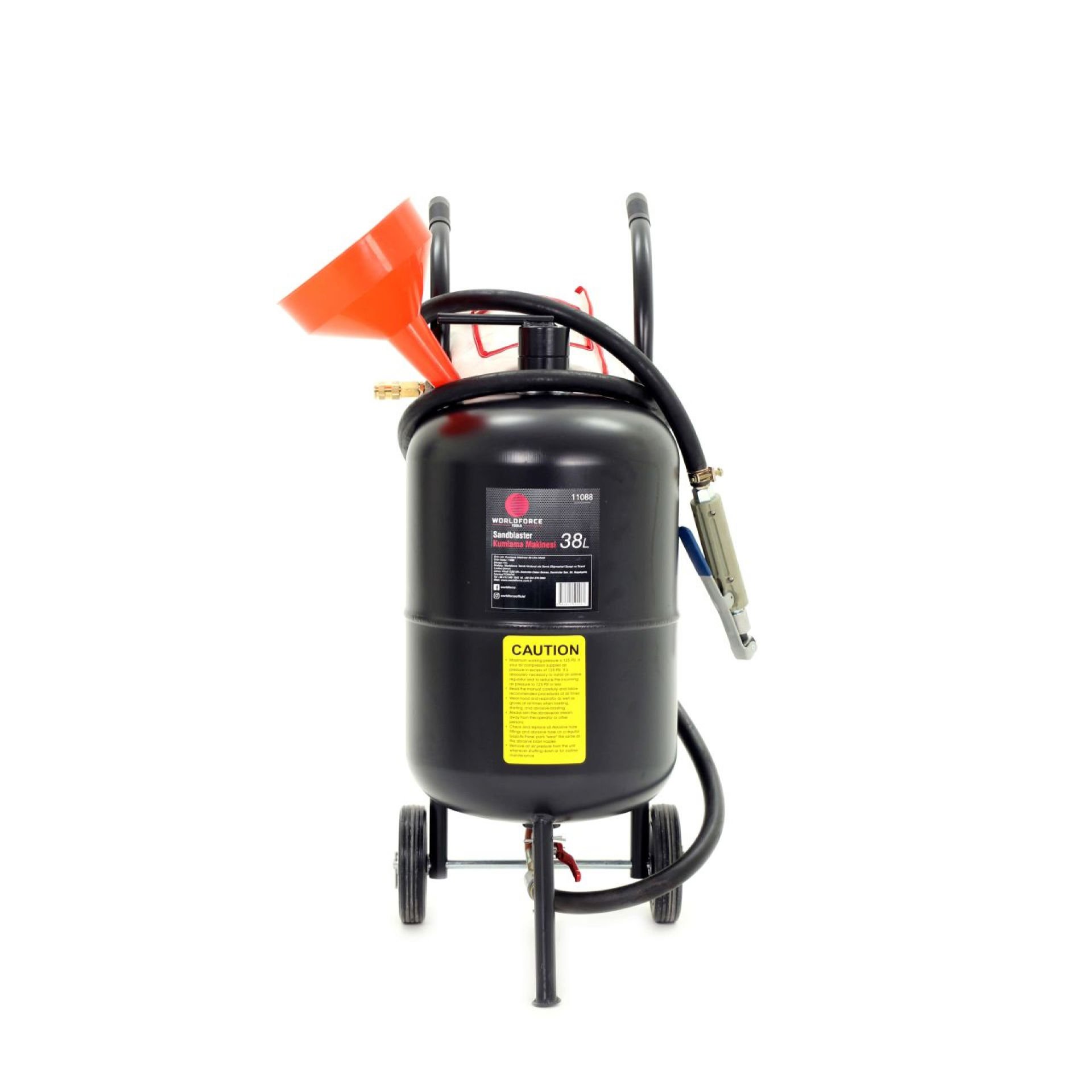 Worldforce Kumlama Makinesi 38 Lt Mobil