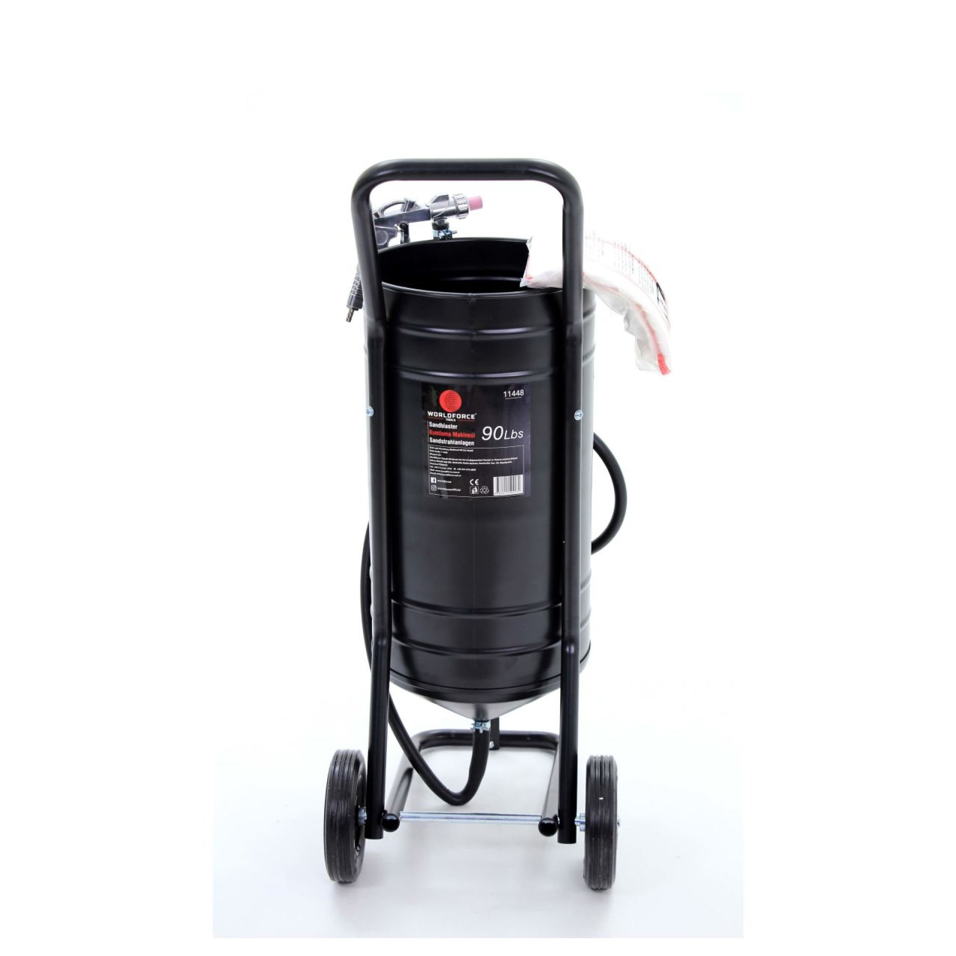 Worldforce Kumlama Makinesi 90 Lbs Mobil