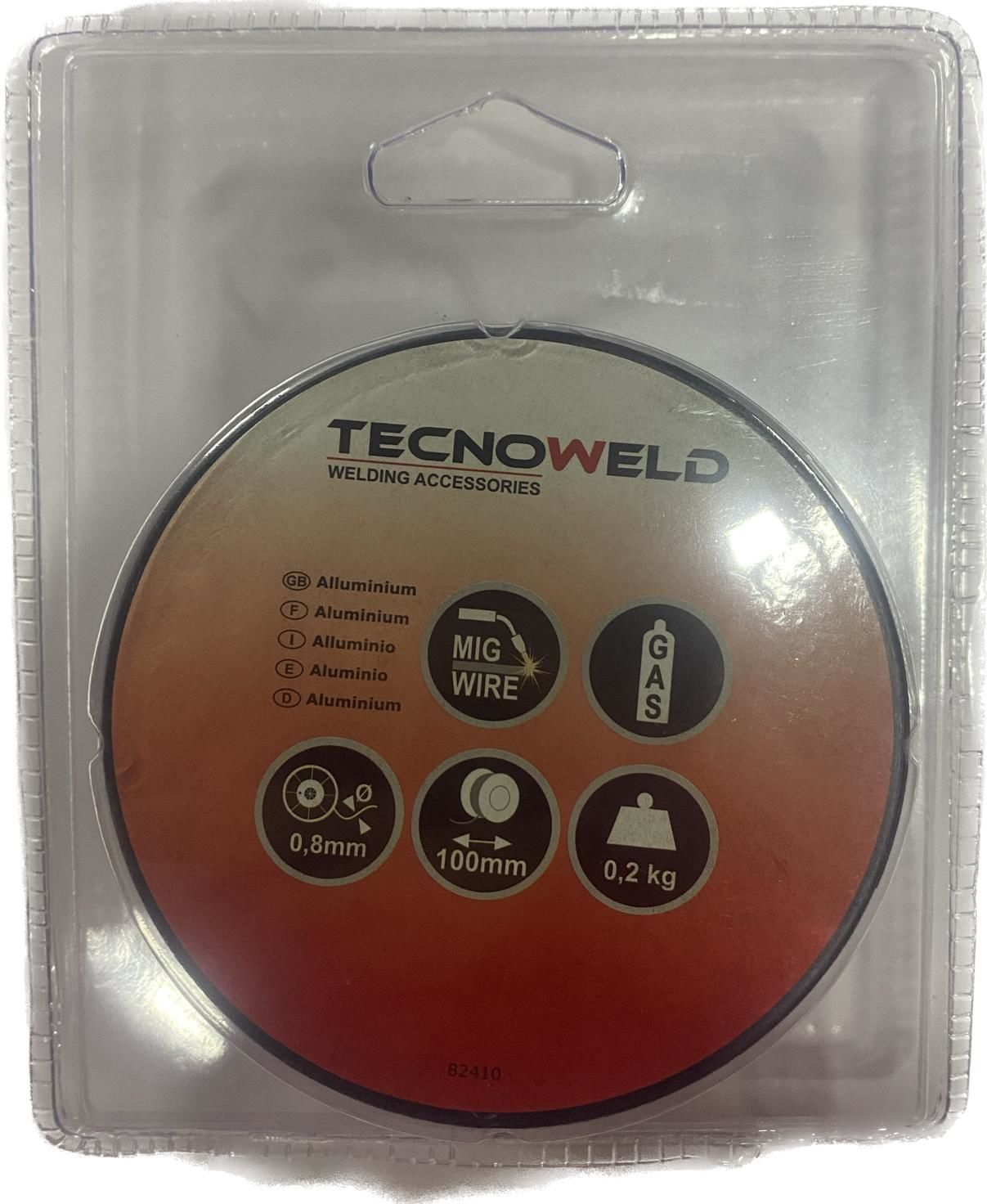 Tecnoweld WIRE ALU D 0,8 -100MM KG 0,2 TW BL