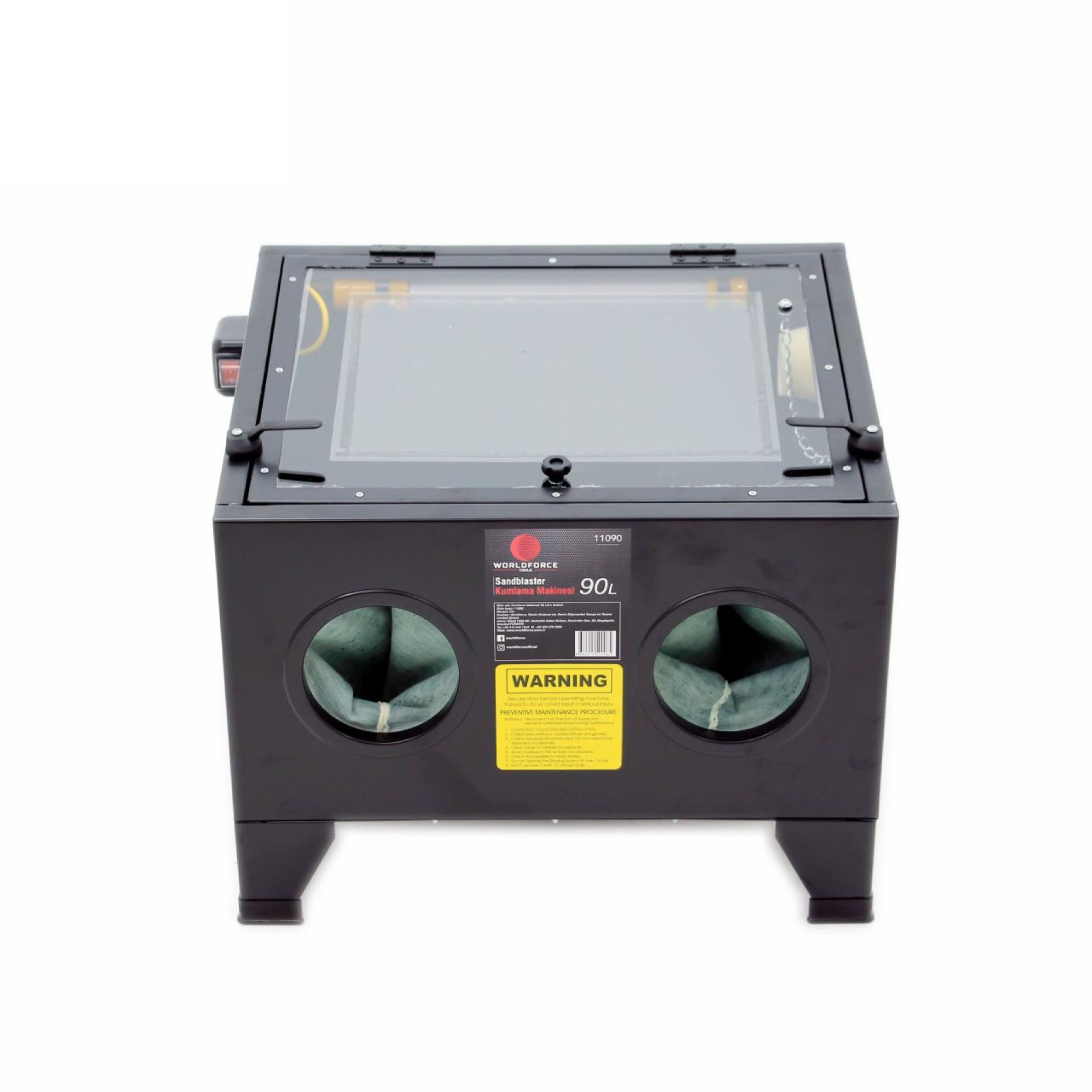 Worldforce Kumlama Makinesi 90 Lt Kabinli (11090)
