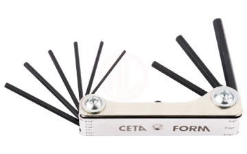 Ceta Form 9 Parça Çakı Tipi Allen Anahtar Seti #2 Metal Kasa Sae