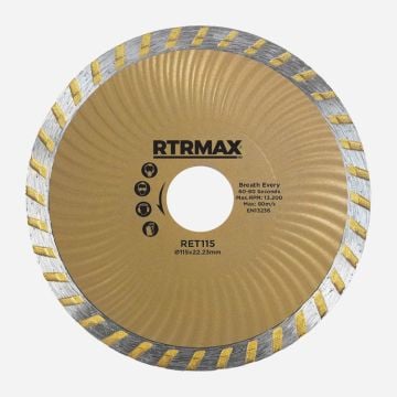 Rtrmax RET115 115 Turbo Kanallı Elmas Testere