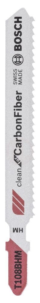 Bosch Dekupaj Testere Bıçağı Clean For CarbonFiber T 108 BHM 92 mm (3 Adet) - 2608667449