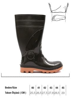 Gezer 262 Çelik Burun Emniyet Çizmesi