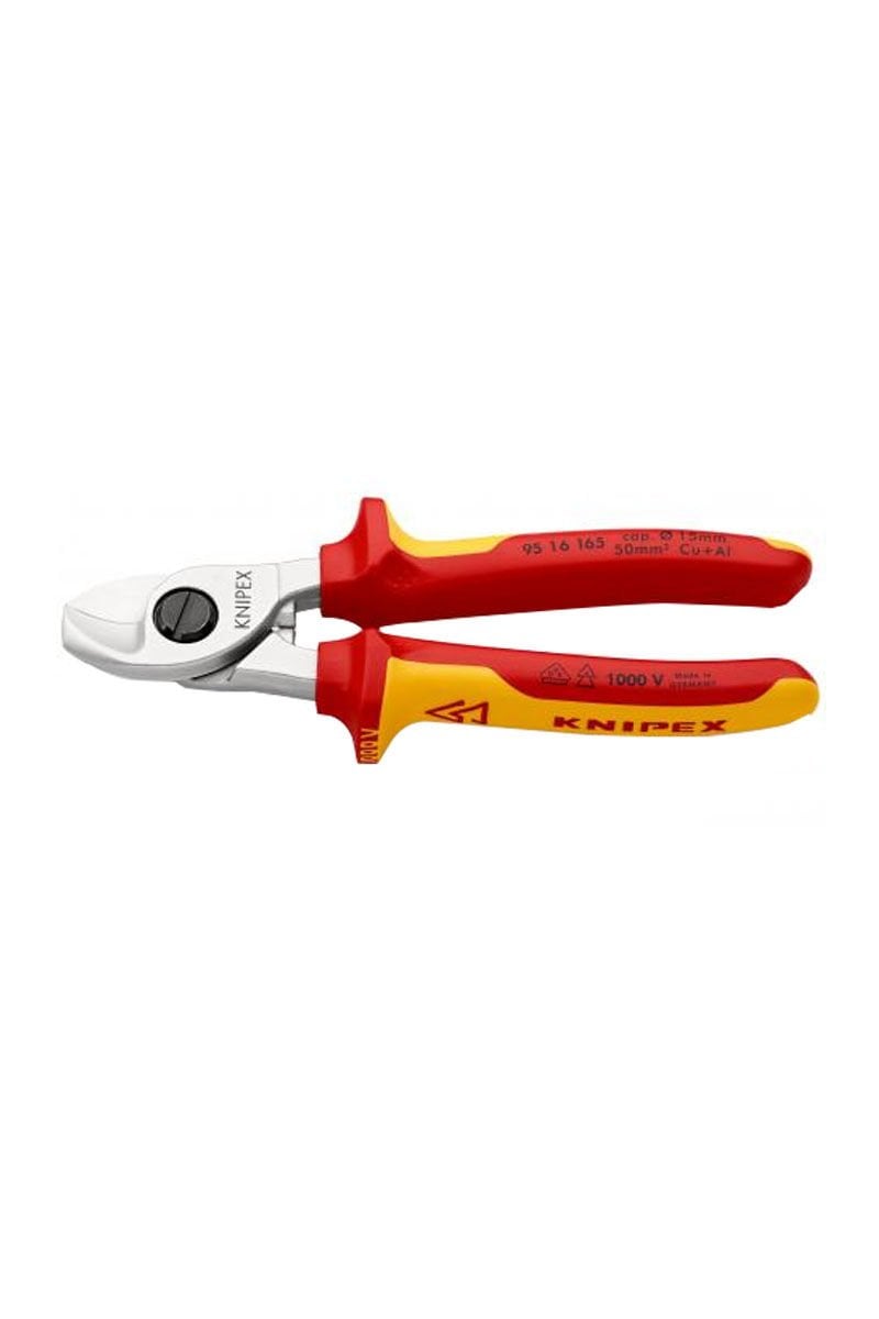 Knipex Kablo Makası Krom Sos İzole 165 Mm (95 16 165)