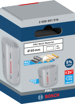 Bosch Aksesuar PRO Multi Material Delik Açma Testeresi 60 mm