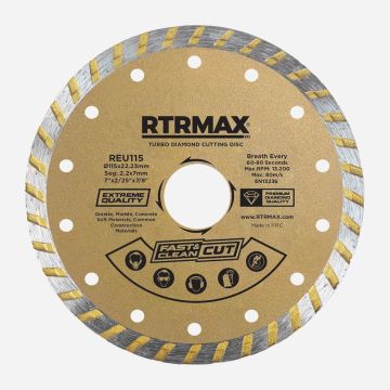 Rtrmax REU180 180 Turbo Elmas Testere