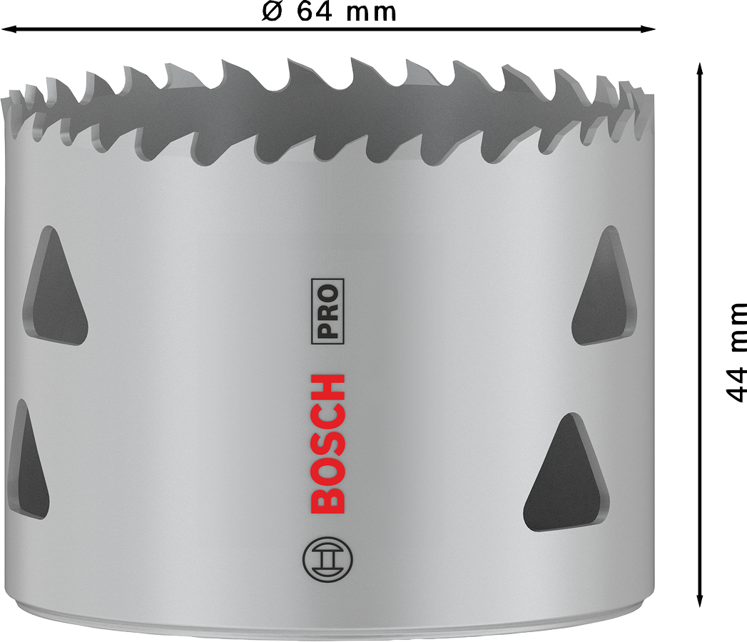 Bosch Aksesuar PRO Multi Material Delik Açma Testeresi 64 mm - 2608901520