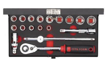 Ceta Form 18 Parça 1/2 İnç 6 Köşe Lokma Takımı