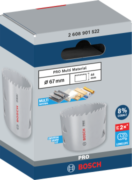 Bosch Aksesuar PRO Multi Material Delik Açma Testeresi 67 Mm - 2608901522
